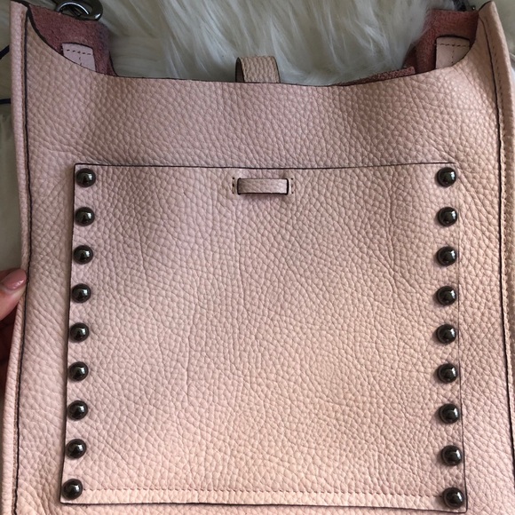 Rebecca Minkoff Pink Leather Saddle Bag - Picture 7 of 8